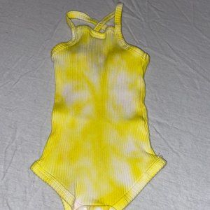 Baby Rib-Knit Criss Cross Cami Onesie